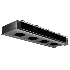 Evaporador industrial techo doble flujo ECO IDE 54 A-07 con separación de aleta 7mm, 4 hélices Ø560mm