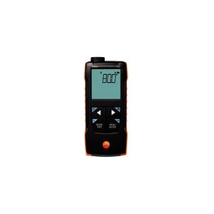 Termómetro testo 110 para la medicion de temperatura con sondas NTC o PT100 y Bluetooth para comunicación a App testo Smart