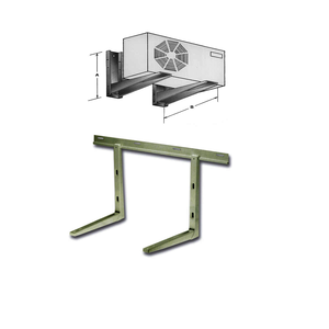 Escuadra soporte de aire acondicionado automontable de 500 x 450 mm C147 (Juego de 2 unidades)